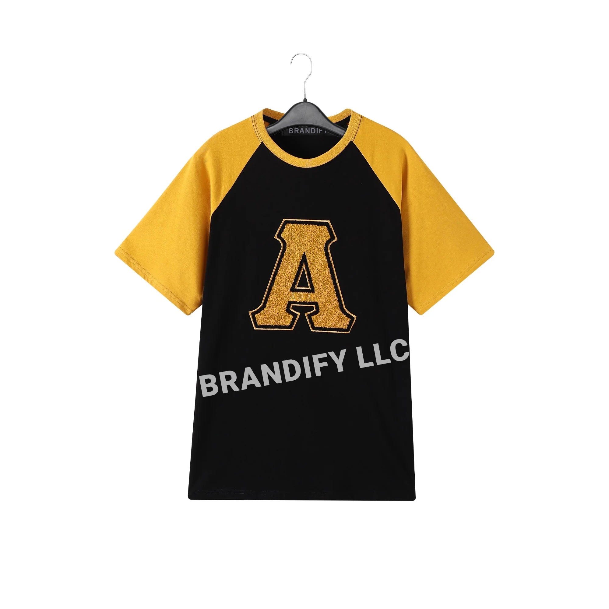 Image of Alpha Big A Raglan T-Shirt – Alpha Phi Alpha Premium Greek Apparel | D9 Fraternity Shirt | APA Big A Tee